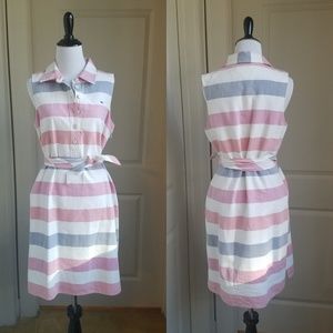 NWOT Vineyard Vines Striped Cotton Dress, 8